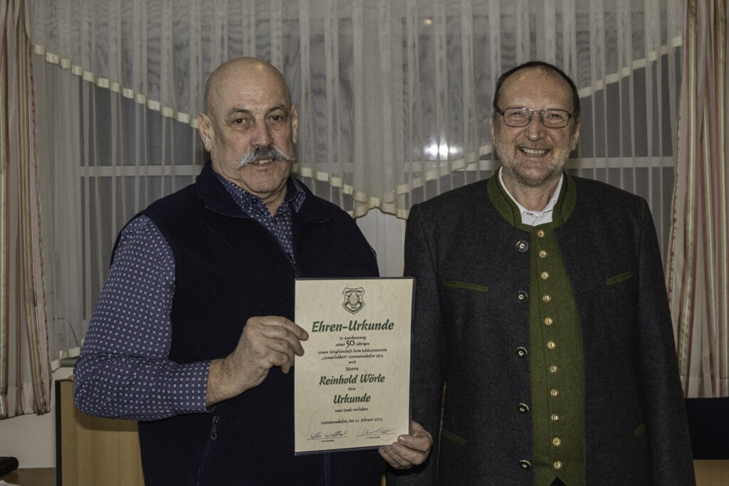 Reinhold Wörle und Wilfried Sailer